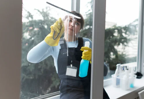 Nettoyage de vitres intérieures et extérieures à Brée